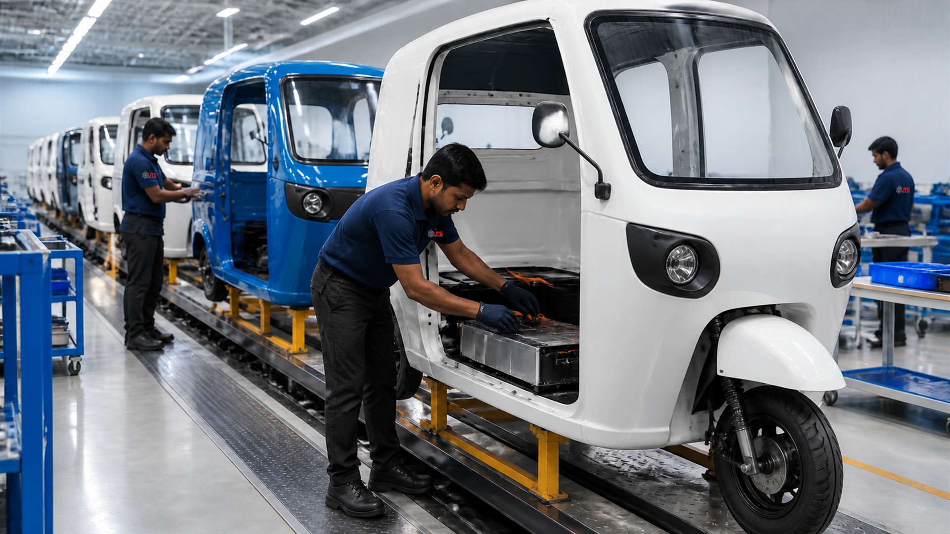 Electric vehicle assembly line